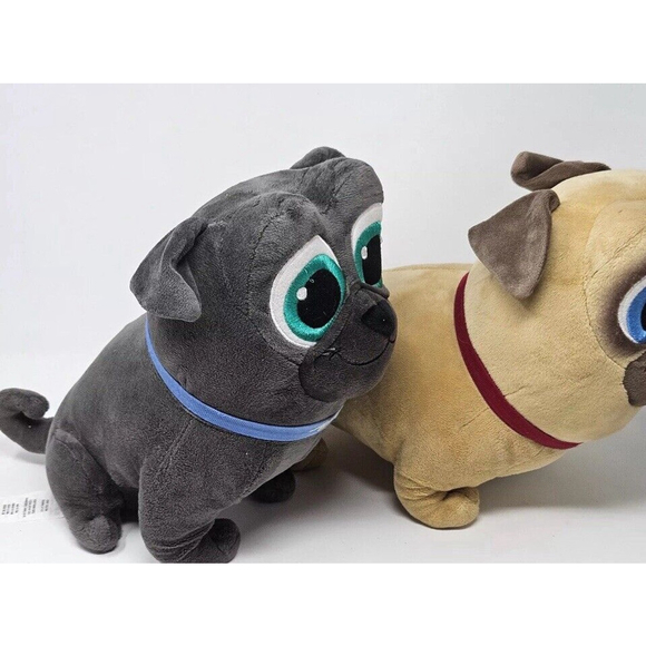 Bingo and Rolly Plush PUG Puppy Dog Pals Stuffed Animals (Lot of 2) Disney Store - Picture 2 of 6